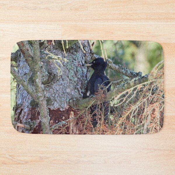 Item preview, Forester at work 2.  Black woodpecker designed and sold by Jouko Lehto Photography.