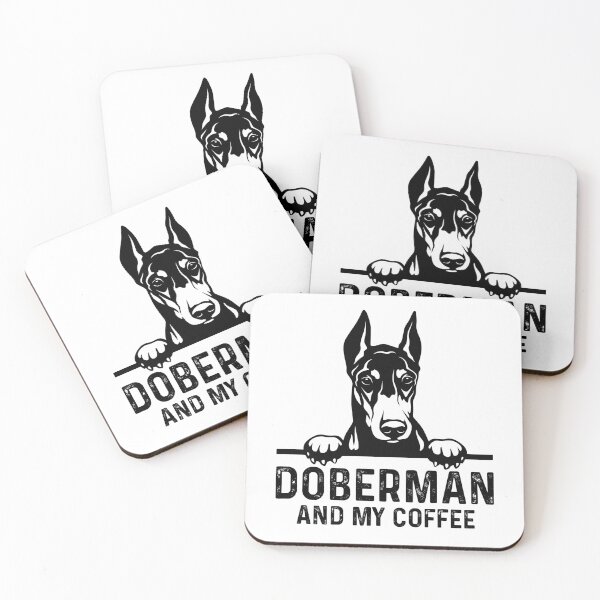 Item preview, DOBERMAN and my COFFEE, a cool design for coffee lovers and dog owners designed and sold by kind4you.