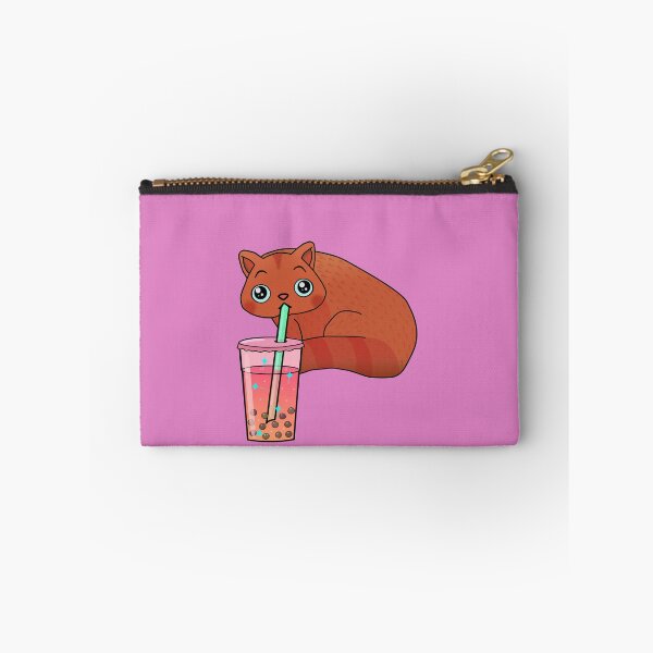 Item preview, Cat drinking boba milk  designed and sold by lazarosdesign.