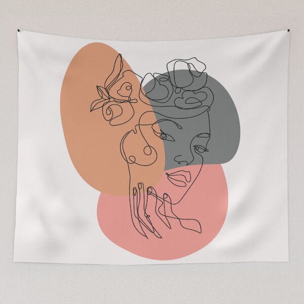 Item preview, Abstract Faces Art designed and sold by virillanissa.