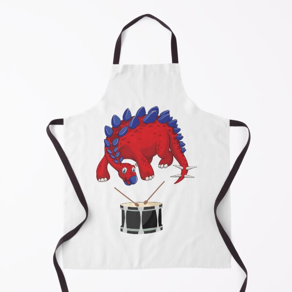 Item preview, Dinosaur Playing Drum ,Funny Good Dinosaur Drum Lovers Cool Red Blue Design designed and sold by pedrored369.