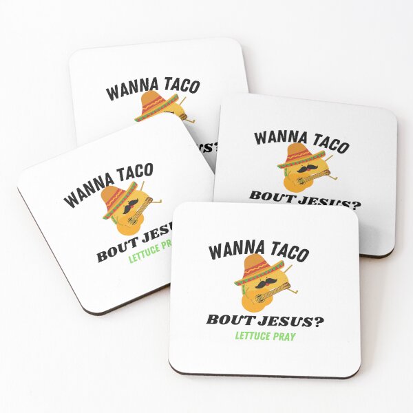 Item preview, Wanna Taco Bout Jesus? Lettuce Pray shirt funny Taco gift T-shirt  designed and sold by dirlkhiat.