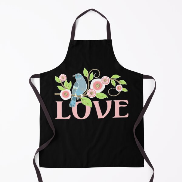 Item preview, Blue Love Bird And Pastel Pink Roses designed and sold by TrulyEpoque.