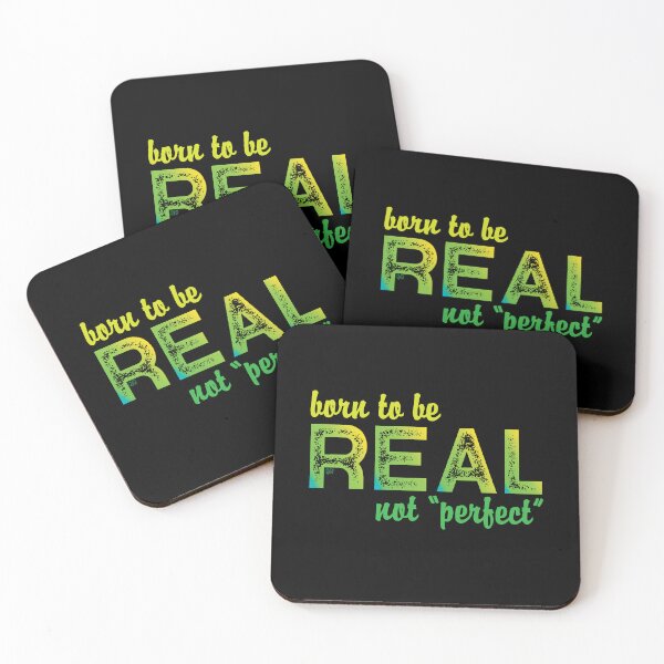 Item preview, Born to be Real Not Perfect designed and sold by Maren Frances.