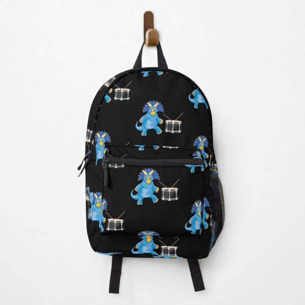 Item preview, Dinosaur Playing Drum ,Funny Good Dinosaur Drum Lovers Blue Design designed and sold by pedrored369.