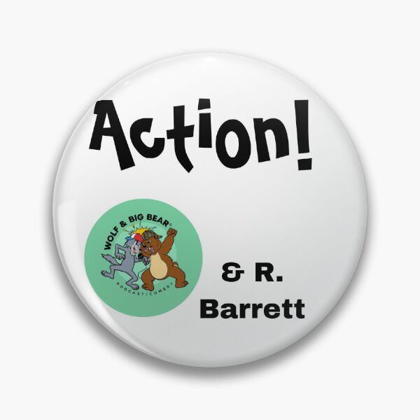 Item preview, Action! Wolf & Big Bear Comedy Podcast designed and sold by Lance Ross.