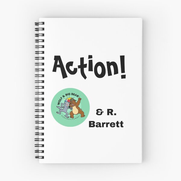 Item preview, Action! Wolf & Big Bear Comedy Podcast designed and sold by Lance Ross.