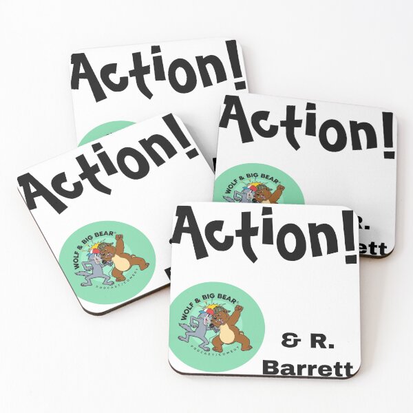Item preview, Action! Wolf & Big Bear Comedy Podcast designed and sold by Lance Ross.