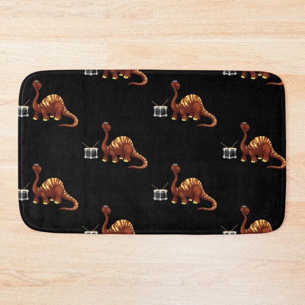 Item preview, Dinosaur Playing Drum ,Funny Good Dinosaur Drum Lovers Chestnut Design designed and sold by pedrored369.