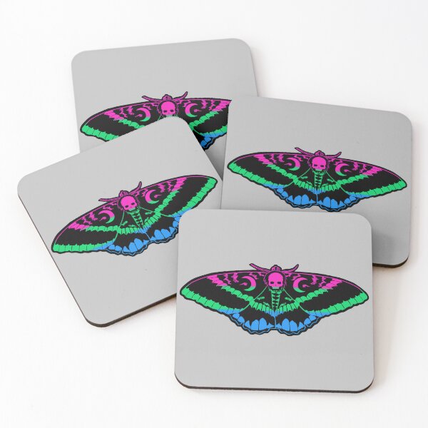 Item preview, Polysexuality Pride Flag Death‘s Head Hawkmoth designed and sold by PainAndBrushes.