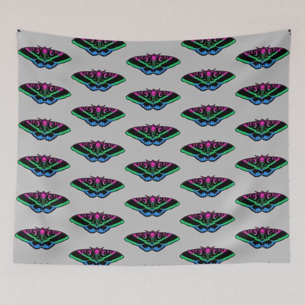 Item preview, Polysexuality Pride Flag Death‘s Head Hawkmoth designed and sold by PainAndBrushes.