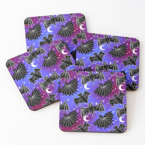 Item preview, Purple and Red Galaxy Medieval Art Bats  designed and sold by JamieWetzel.