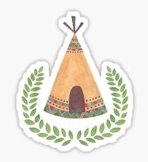 Earthy Teepee Sticker