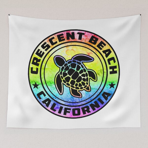 Item preview, Crescent Beach California Sea Turtle CA designed and sold by DESTINATIONS DECAL.