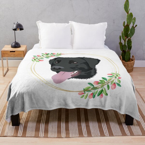 Item preview, Black Lab Flower Frame designed and sold by KCPetPortraits.