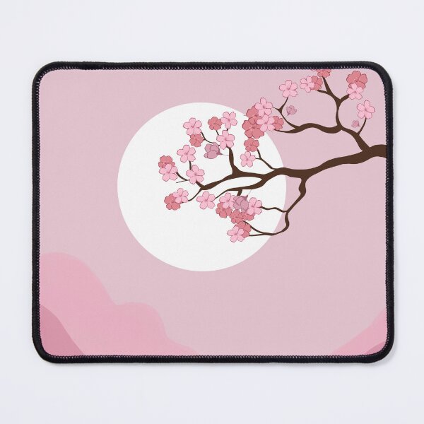 Item preview, Sakura mouse pad designed and sold by JujubaDraw.