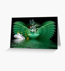 Swan Fairy Greeting Card