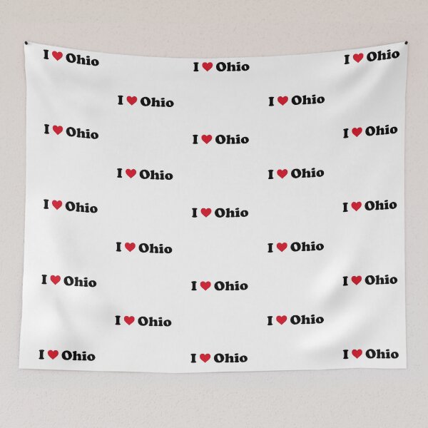 Aperçu de l'œuvre J'aime Ohio créée et vendue par Novel Gifts.
