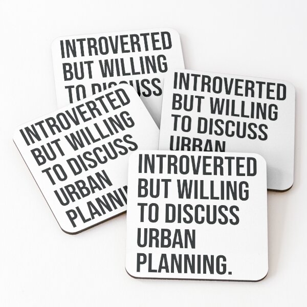 Item preview, Urban Planning Funny Introverted City Planner Saying designed and sold by woodesigner.
