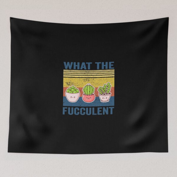Item preview, What The Fucculent Cactus Succulents Plants Gardening Gift designed and sold by celestekey.