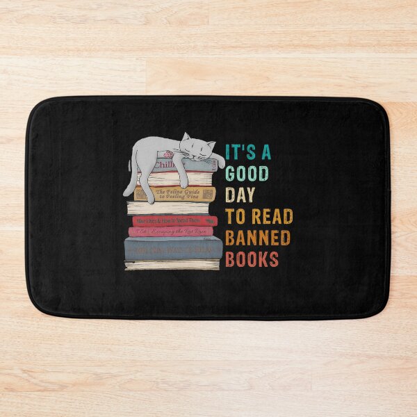 Item preview, It's A Good Day To Read Banned Books, Book Lovers Vintage Banned Books Gift, Cute Vintage Bookworm Library Worker Gifts designed and sold by Rachiirt.
