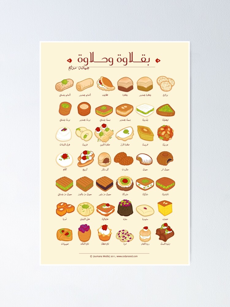 Alternate view of Baklawa & Halawa (Arabic) Poster