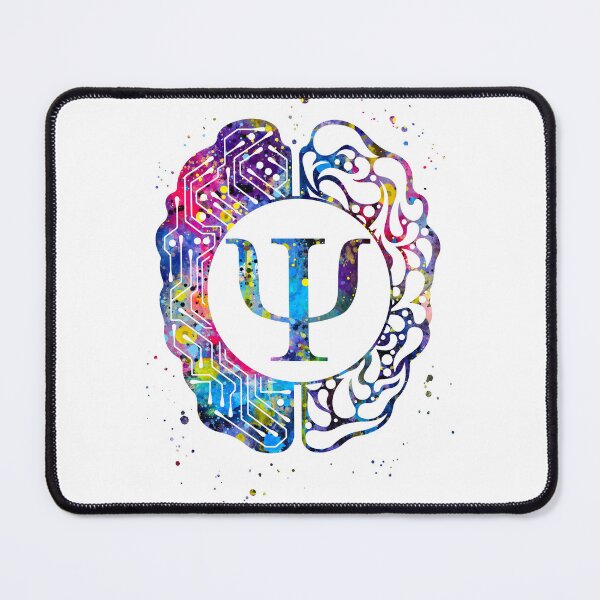 Item preview, Psychology Psi Symbol in Left and Right Brain designed and sold by EvasDreams.