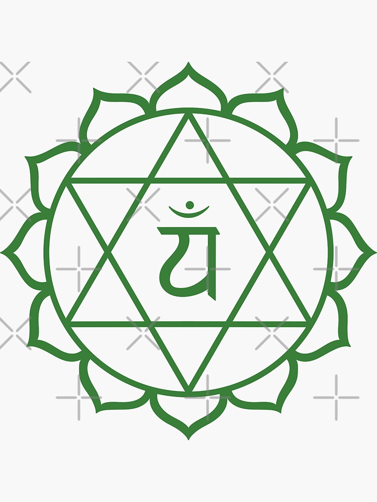 Heart chakra, Anahata, fourth chakra, 7 chakras  Sticker for Sale by  DeepikaSingh