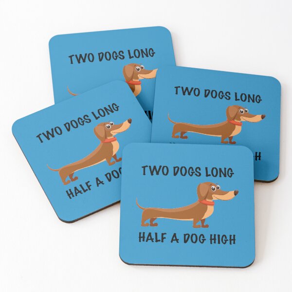 Item preview, Two Dogs Long Half a Dog High designed and sold by Daschunddesigns.