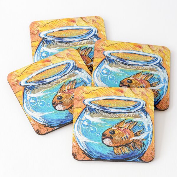 Item preview, Goldie The Quarantined Goldfish  designed and sold by MagicGnome47.