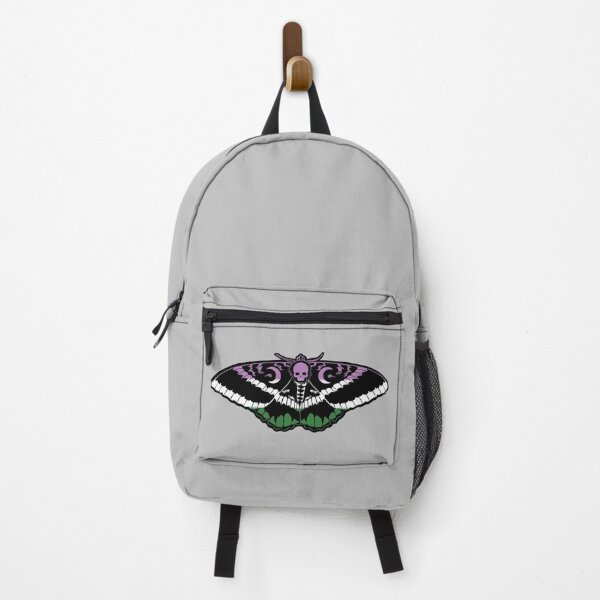 Item preview, Genderqueer Pride Flag Death‘s Head Hawkmoth designed and sold by PainAndBrushes.