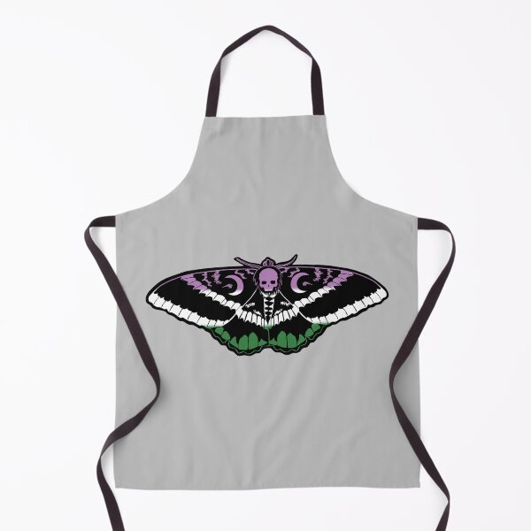 Item preview, Genderqueer Pride Flag Death‘s Head Hawkmoth designed and sold by PainAndBrushes.
