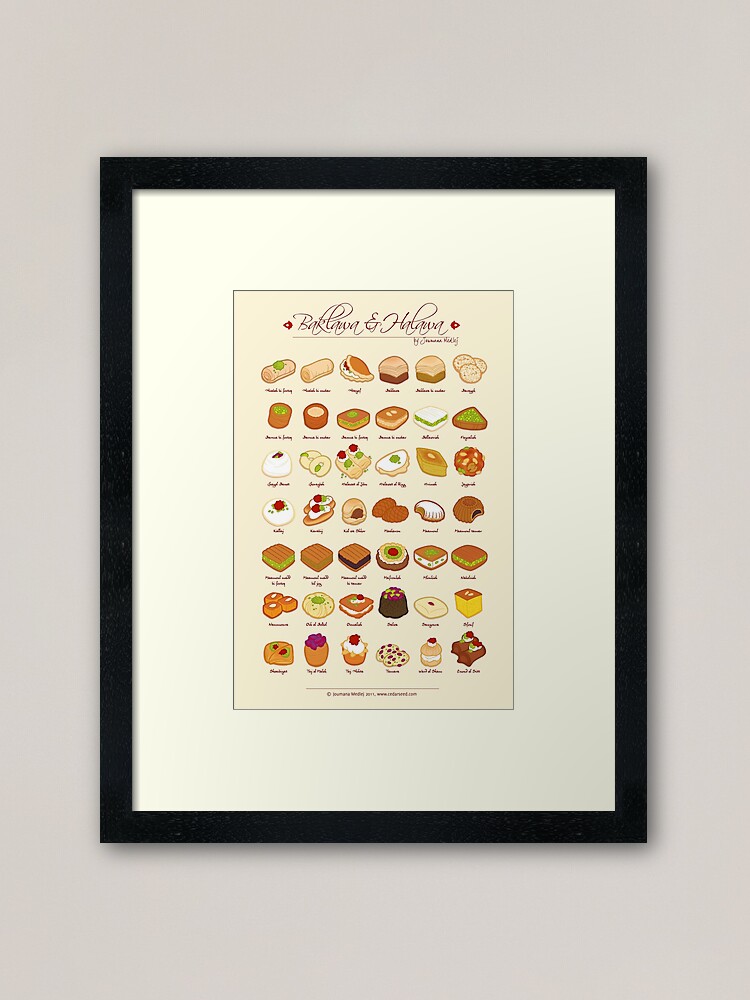 Alternate view of Baklawa & Halawa Framed Art Print