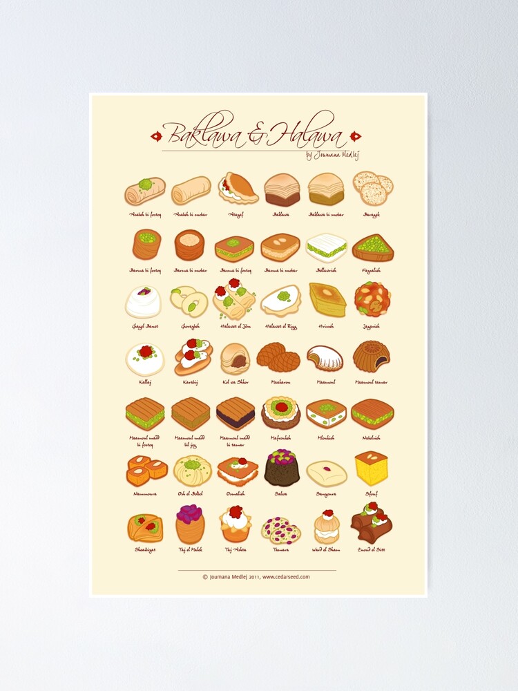Alternate view of Baklawa & Halawa Poster