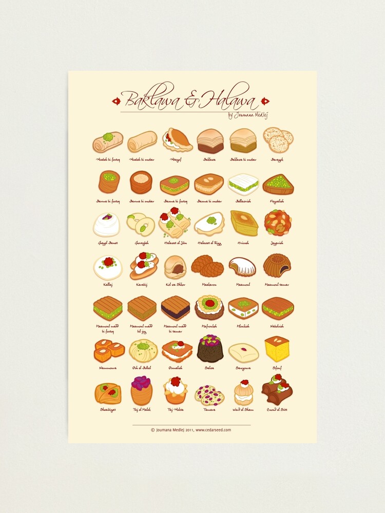 Alternate view of Baklawa & Halawa Photographic Print