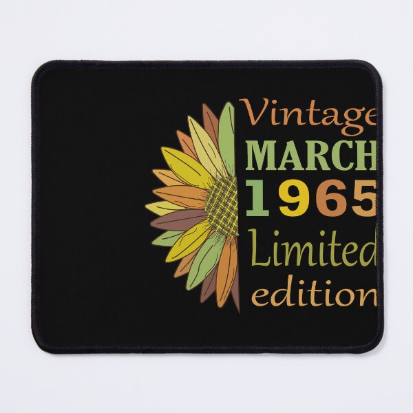 Item preview, vintage march 1965 limited edition, 57 Year Old Gifts Vintage 1965 Limited Edition 57th Birthday designed and sold by SimoSaladain.