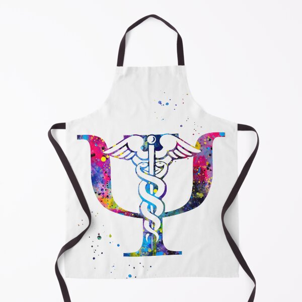 Item preview, Psychiatry Symbol Psi and Rod of Asclepius designed and sold by EvasDreams.