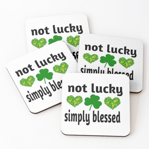 Item preview, NOT LUCKY SIMPLY BLESSED designed and sold by leicha.