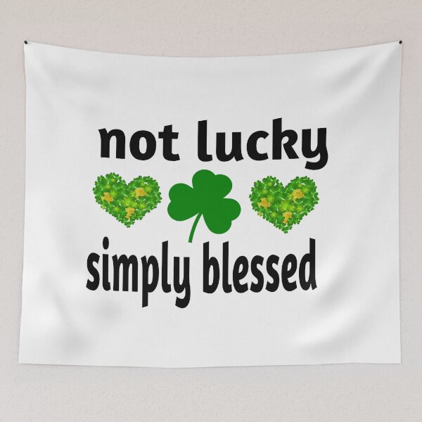 Item preview, NOT LUCKY SIMPLY BLESSED designed and sold by leicha.