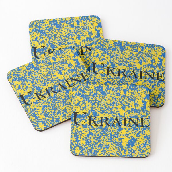 Item preview, Ukraine Abstract Flag with Text designed and sold by SilverFantasy.