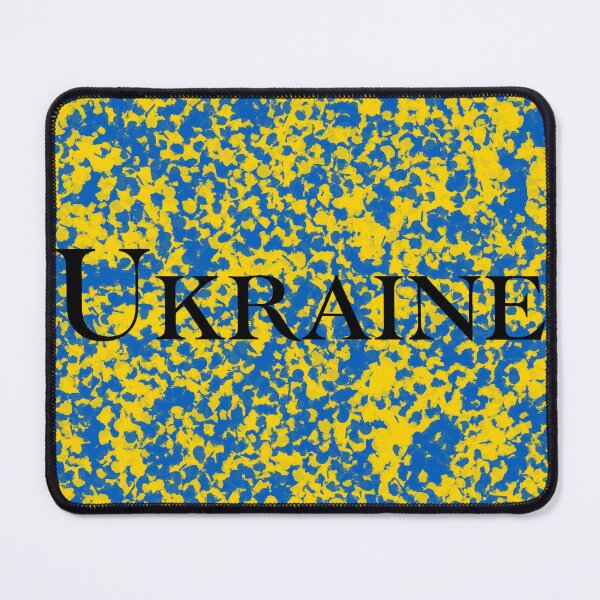 Item preview, Ukraine Abstract Flag with Text designed and sold by SilverFantasy.