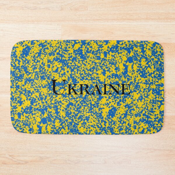Item preview, Ukraine Abstract Flag with Text designed and sold by SilverFantasy.