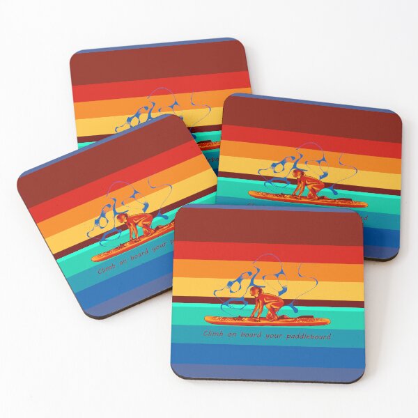 Item preview, Climb on board your paddleboard (orange) designed and sold by Pauletart.