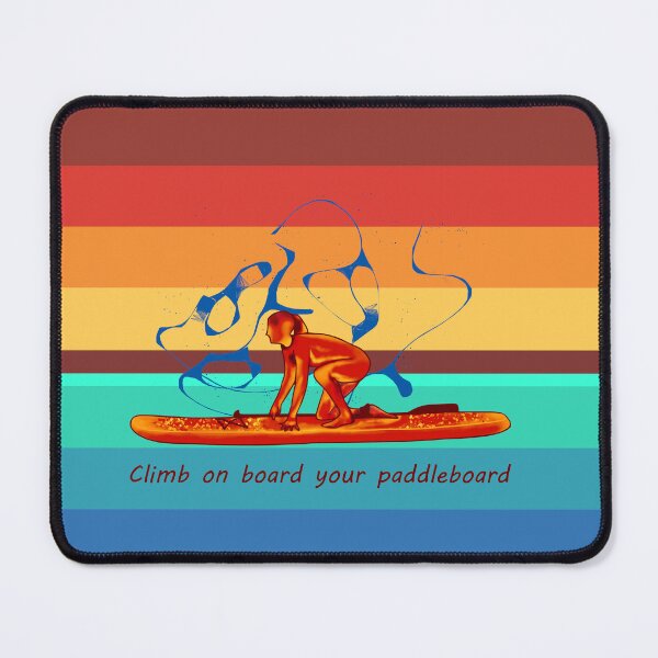 Item preview, Climb on board your paddleboard (orange) designed and sold by Pauletart.
