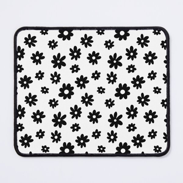 Item preview, Daisy Pattern (black and white) designed and sold by Design Minds Boutique.