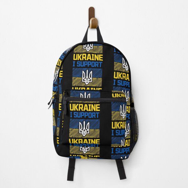 Item preview, I Support Ukraine Ukrainian Flag Emblem designed and sold by BettyGrantStore.