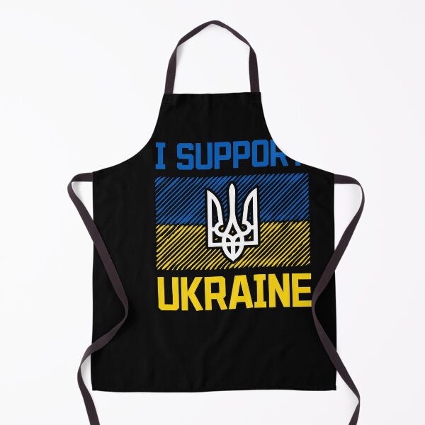 Item preview, I Support Ukraine Ukrainian Flag Emblem designed and sold by BettyGrantStore.