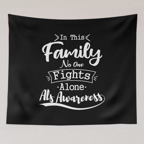 Item preview, In This Family No One Fights Alone Als Awareness designed and sold by TheBest94.