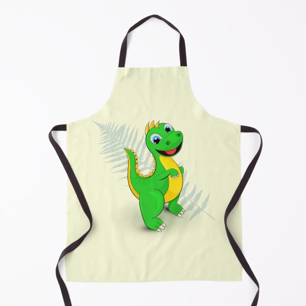 Item preview, Сartoon green dinosaur baby with yellow tummy designed and sold by Kdo-it.