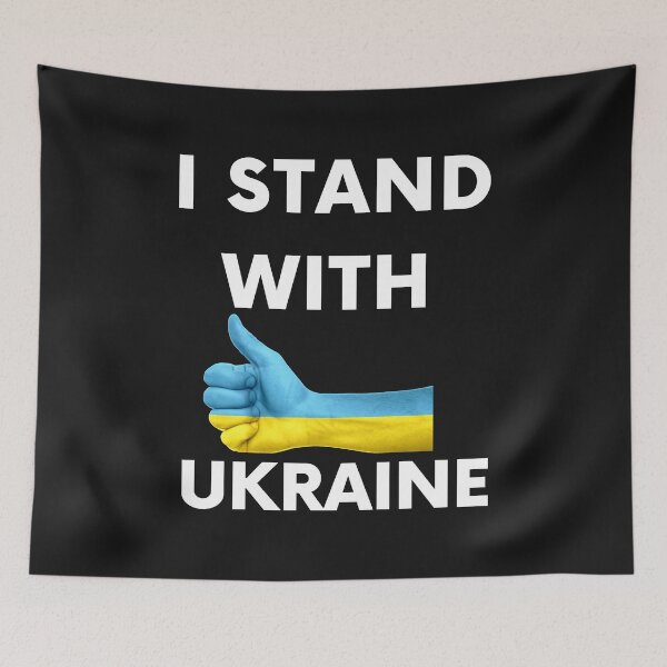 Item preview, I Stand With Ukraine - ukraine war - Slava Ukraini  designed and sold by Sam Artist.
